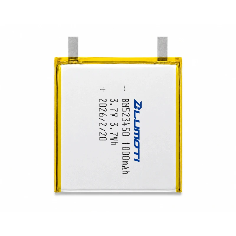 523450 1000mAh Li--ioonpolümeeraku